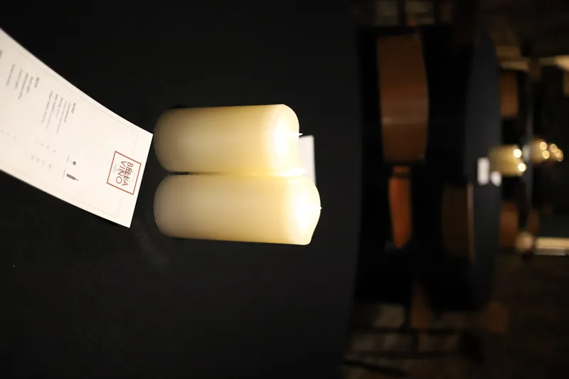 Menu and candle details